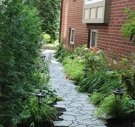 Portfolio : Inviting path in side yard